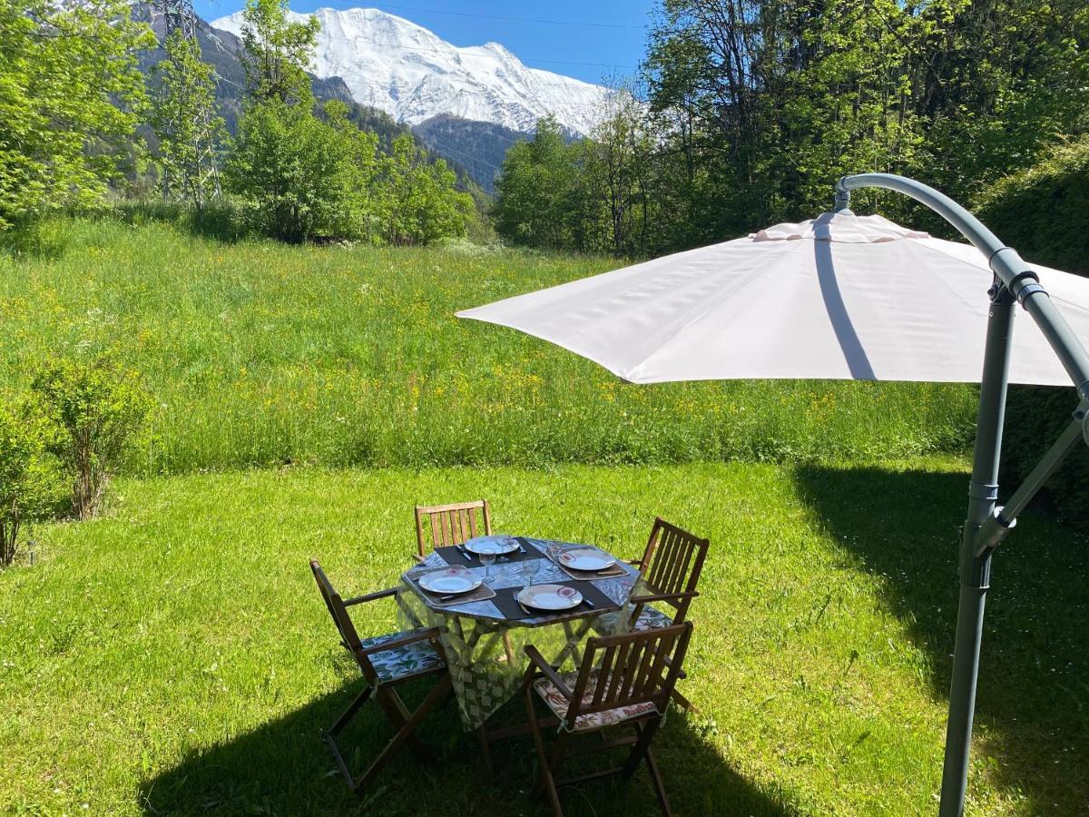 Appartement Lumineux Et Cosy En Rez De Jardin Saint-Gervais-les-Bains Esterno foto